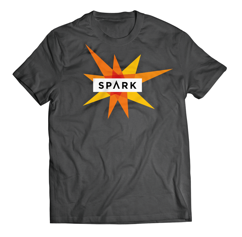 ClickBank Mens Star Logo Spark Tee - image1