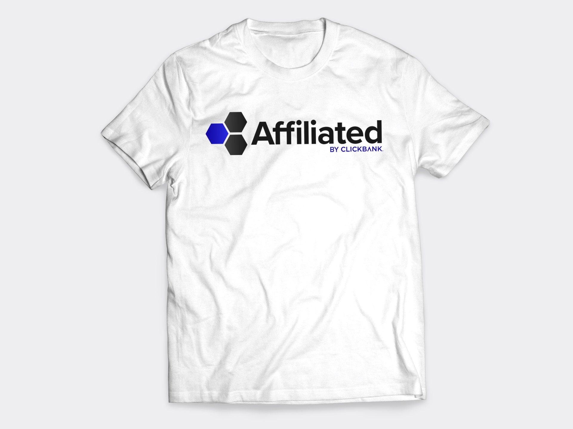 ClickBank Unisex White Affiliated T-Shirt